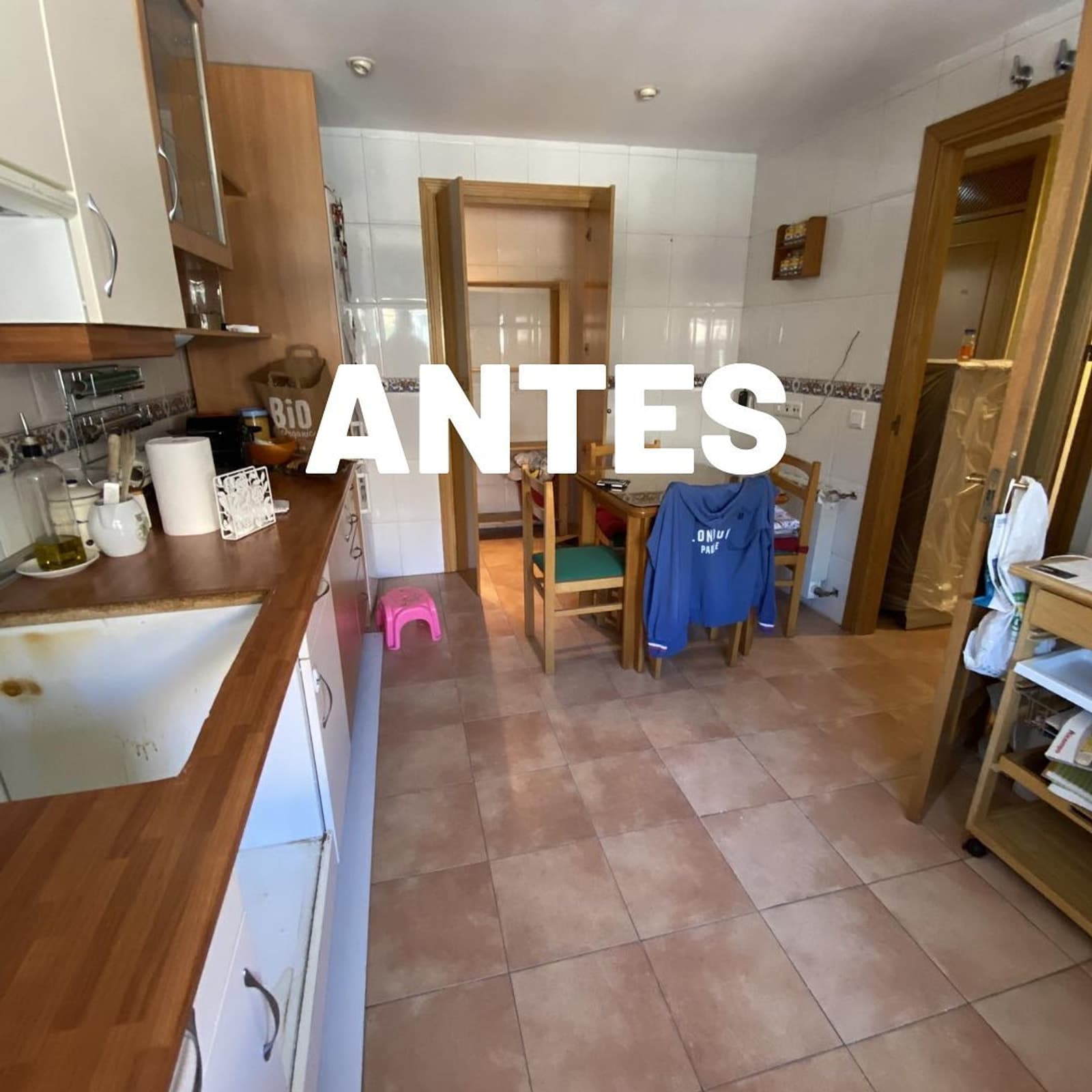 Reforma cocina 3 en Madrid — antes y después — antes